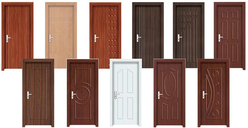 solid pvc laminate and designed doors